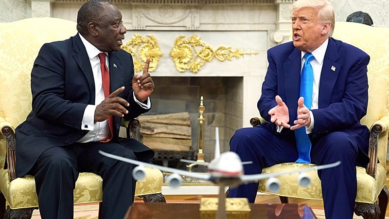 Video thumbnail for Ramaphosa criticizes Trump’s G20 boycott over land and genocide claims