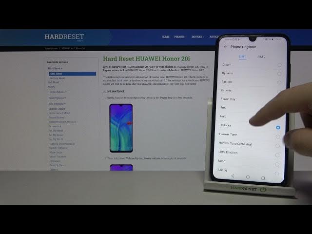 Video thumbnail for Listen to all Default Ringtones on HUAWEI HONOR 20I - Ringtone List