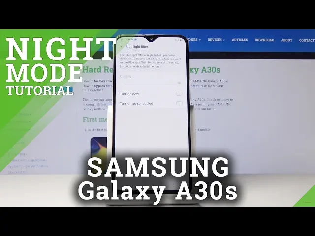 Video thumbnail for How to Enable Blue Light Filter in Samsung Galaxy A30s – Eye-comfort Mode
