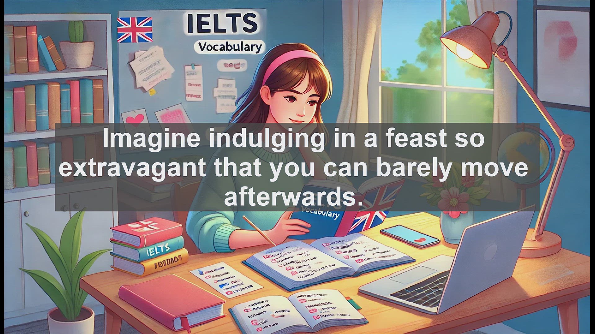 'Video thumbnail for 2000 Must Know IELTS 9.0 Vocabulary - IELTS Vocabulary: Understanding and Using 'Glutton''