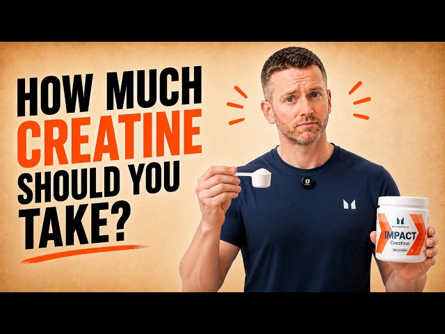 Video thumbnail for How much creatine should you take? | Nutritionist Explains | Myprotein