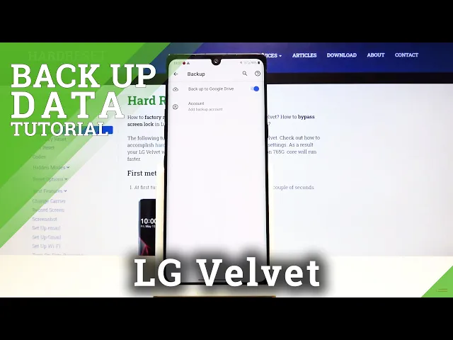 Video thumbnail for How to Enable Google Backup in LG Velvet – Save Data in Google Server