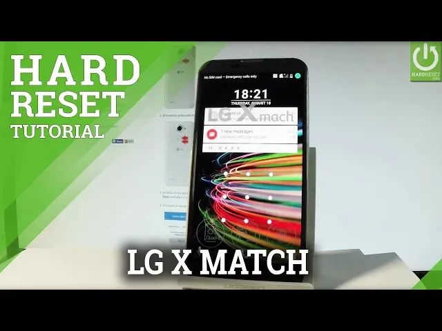 Video thumbnail for How to Hard Reset LG X Mach - Remove Screen Lock / Restore LG
