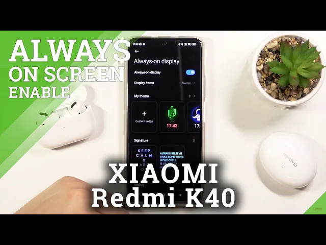 Video thumbnail for How to Change Always On Display Theme in XIAOMI Redmi K40 – Change AOD Theme