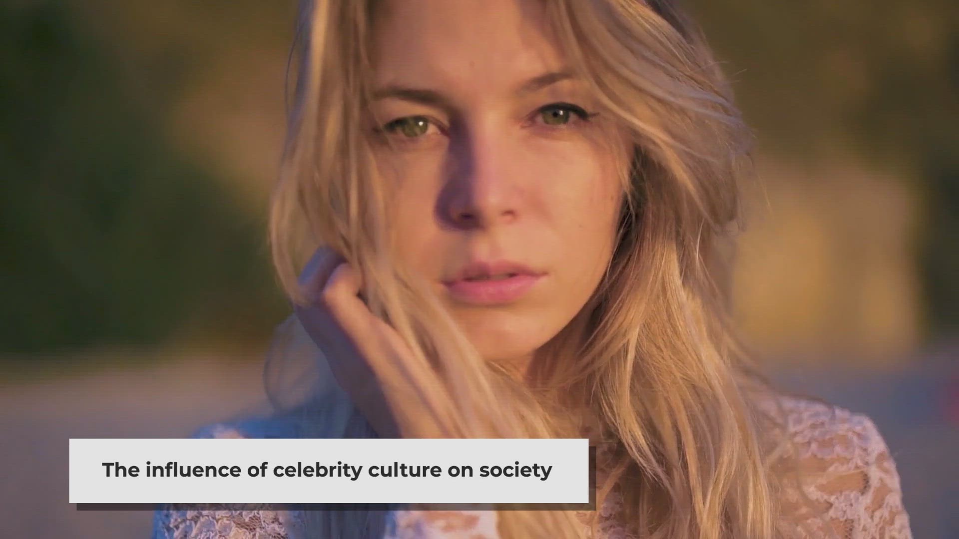 Video thumbnail for The Price of Fame: How Celebrity Culture Shapes Public Perception