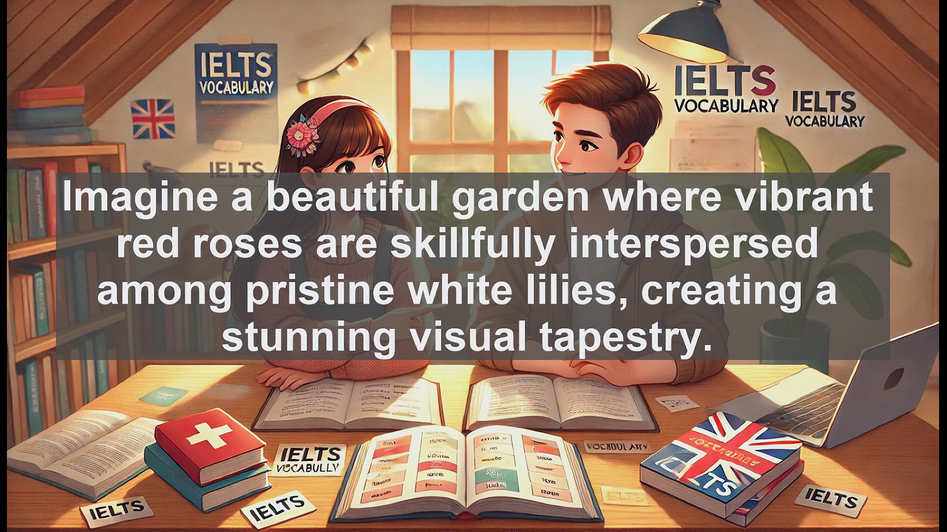 'Video thumbnail for 2000 Must Know IELTS 9.0 Vocabulary - Mastering 'Intersperse': Boost Your English to IELTS Band 9'