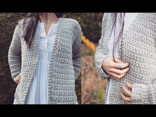 Video thumbnail for All seasons crochet sweater. It's very easy and fun to make it.