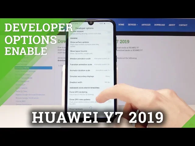 Video thumbnail for Enable Developer Options in HUAWEI Y7 2019 - OEM Unlock / USB Debugging