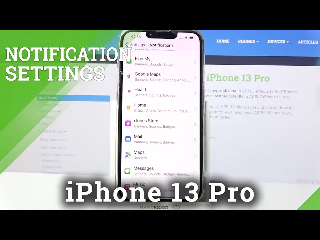 Video thumbnail for How to Turn On/Off App Notifications on iPhone 13 Pro – Manage Notifications