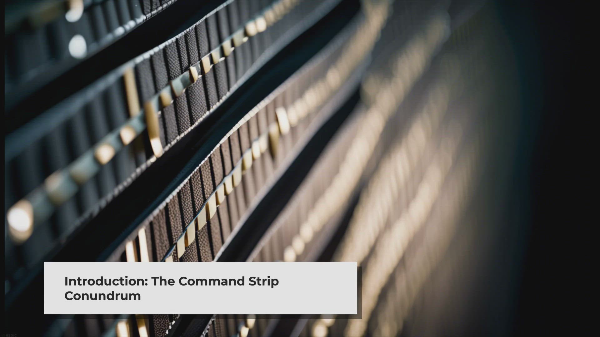 'Video thumbnail for Mastering the Art of Command Strip Removal: A Comprehensive Guide'