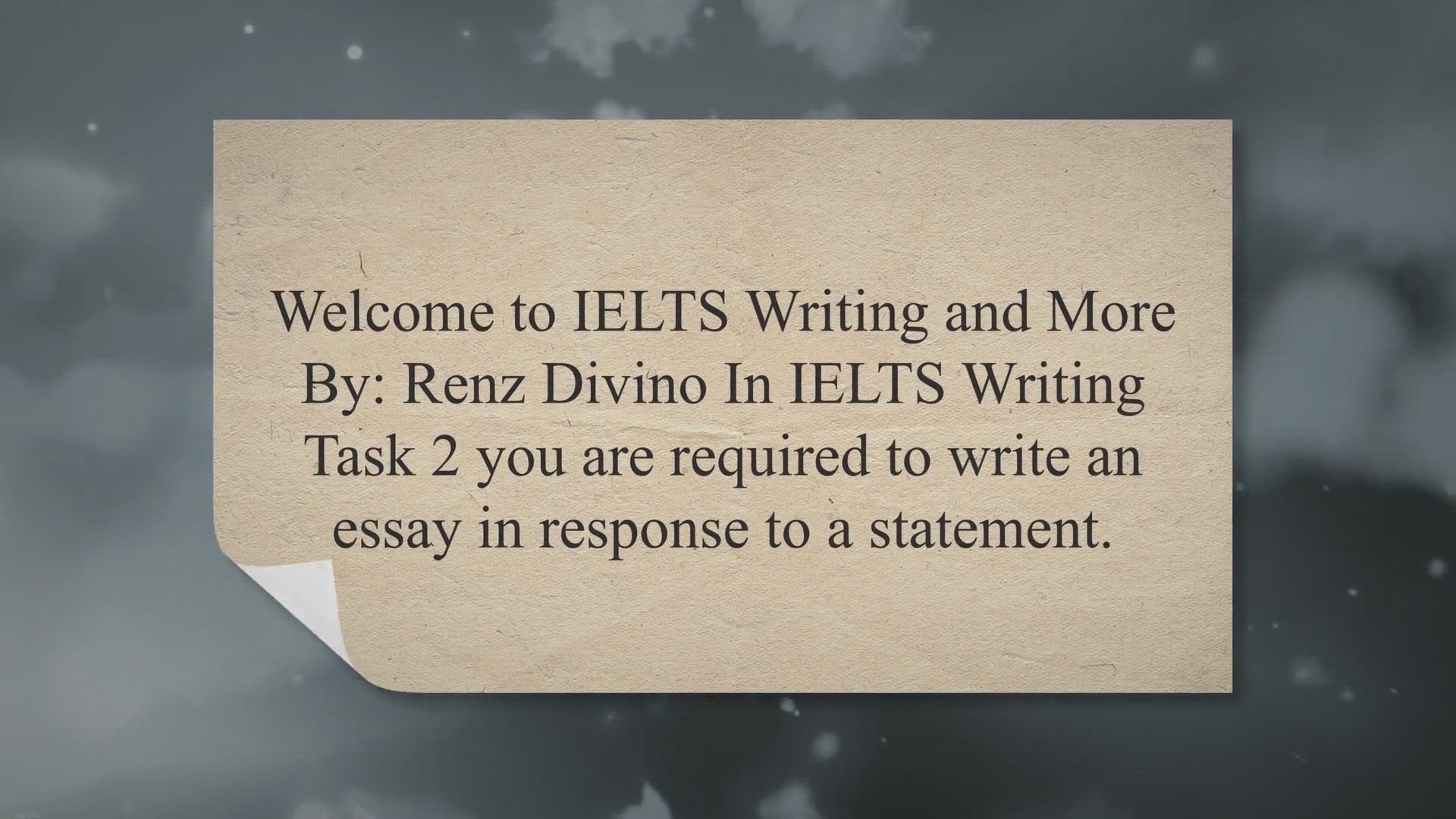 Video thumbnail for Success is often measured by wealth and material belongings - IELTS Writing & More