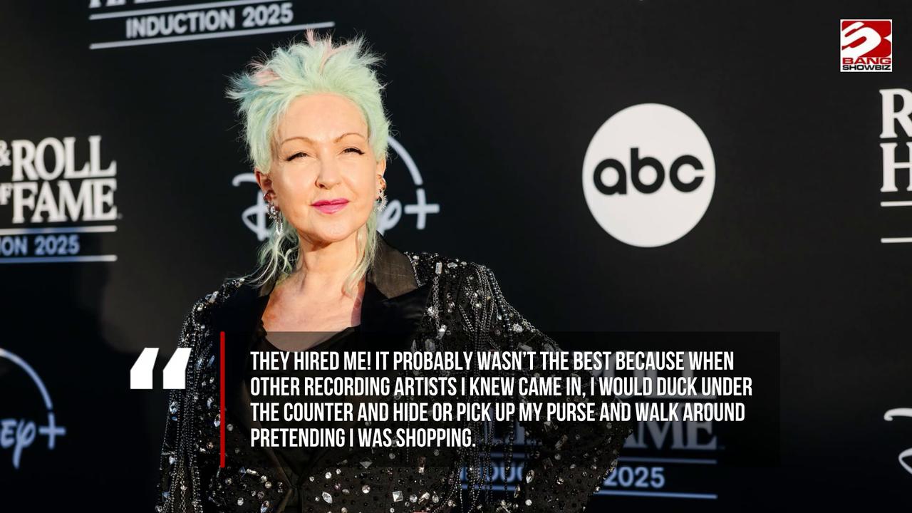 Video thumbnail for Cyndi Lauper recalls feeling 'embarrassed' by retail job