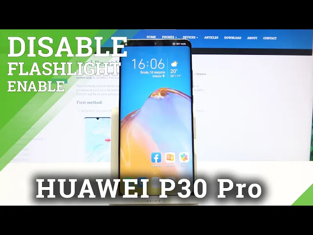 Video thumbnail for How to Turn Off Flashlight in HUAWEI P30 Pro – Switch Off Lightning