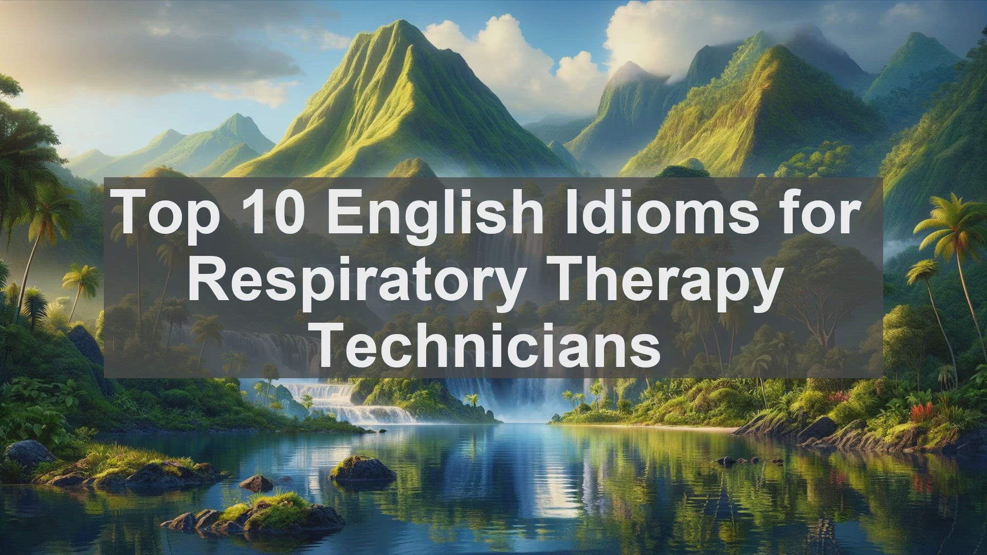 'Video thumbnail for Top 10 English Idioms for Respiratory Therapy Technicians'