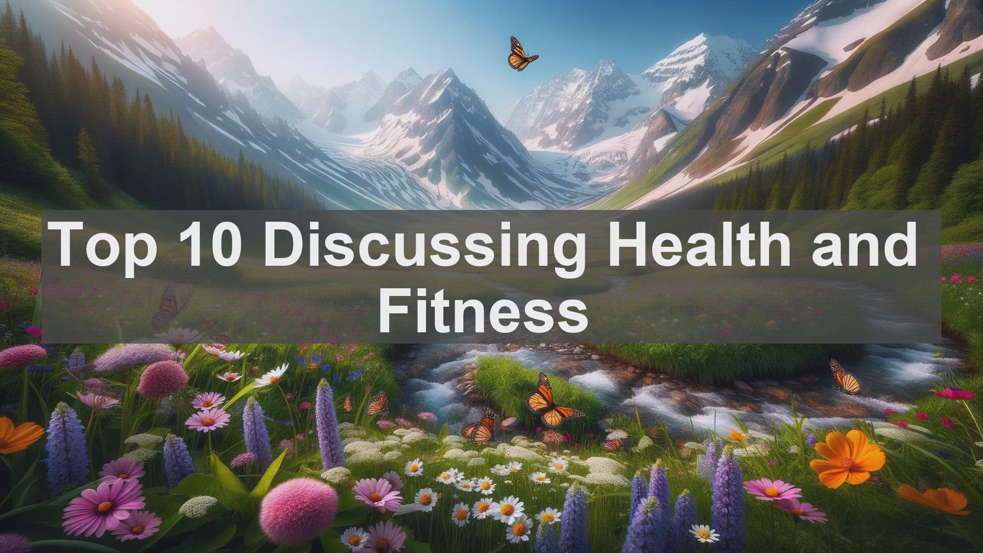 'Video thumbnail for Top 10 Discussing Health and Fitness'
