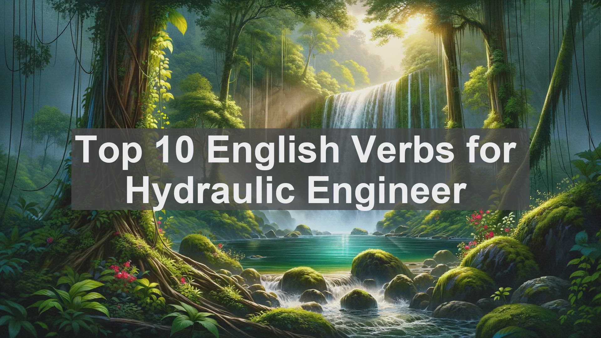 'Video thumbnail for Top 10 English Verbs for Hydraulic Engineer'