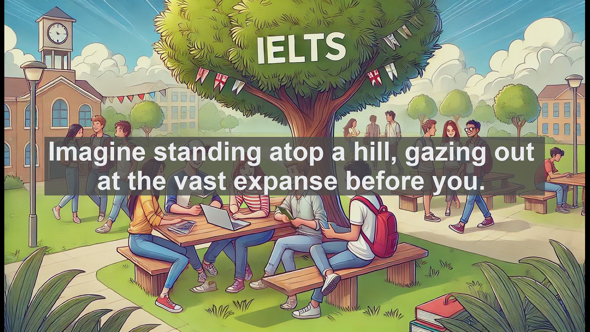 'Video thumbnail for 2500 Must Know IELTS 6.5 Vocabulary - Understanding 'Landscape': A Key Word for IELTS Success'