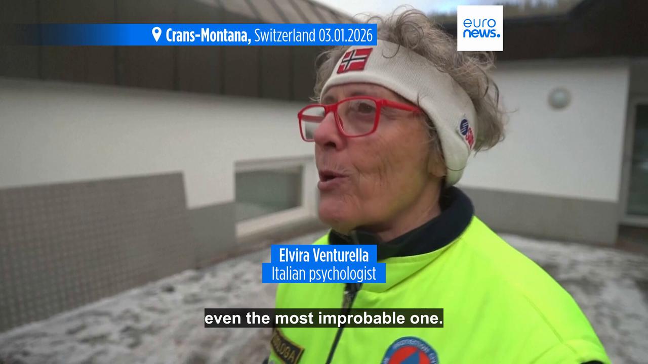 Video thumbnail for First four victims identified in Crans-Montana bar fire as families face agonising wait