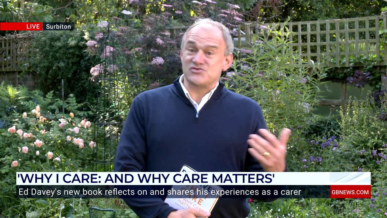 Video thumbnail for Ed Davey reflects on his life as a carer in candid GB News discussion