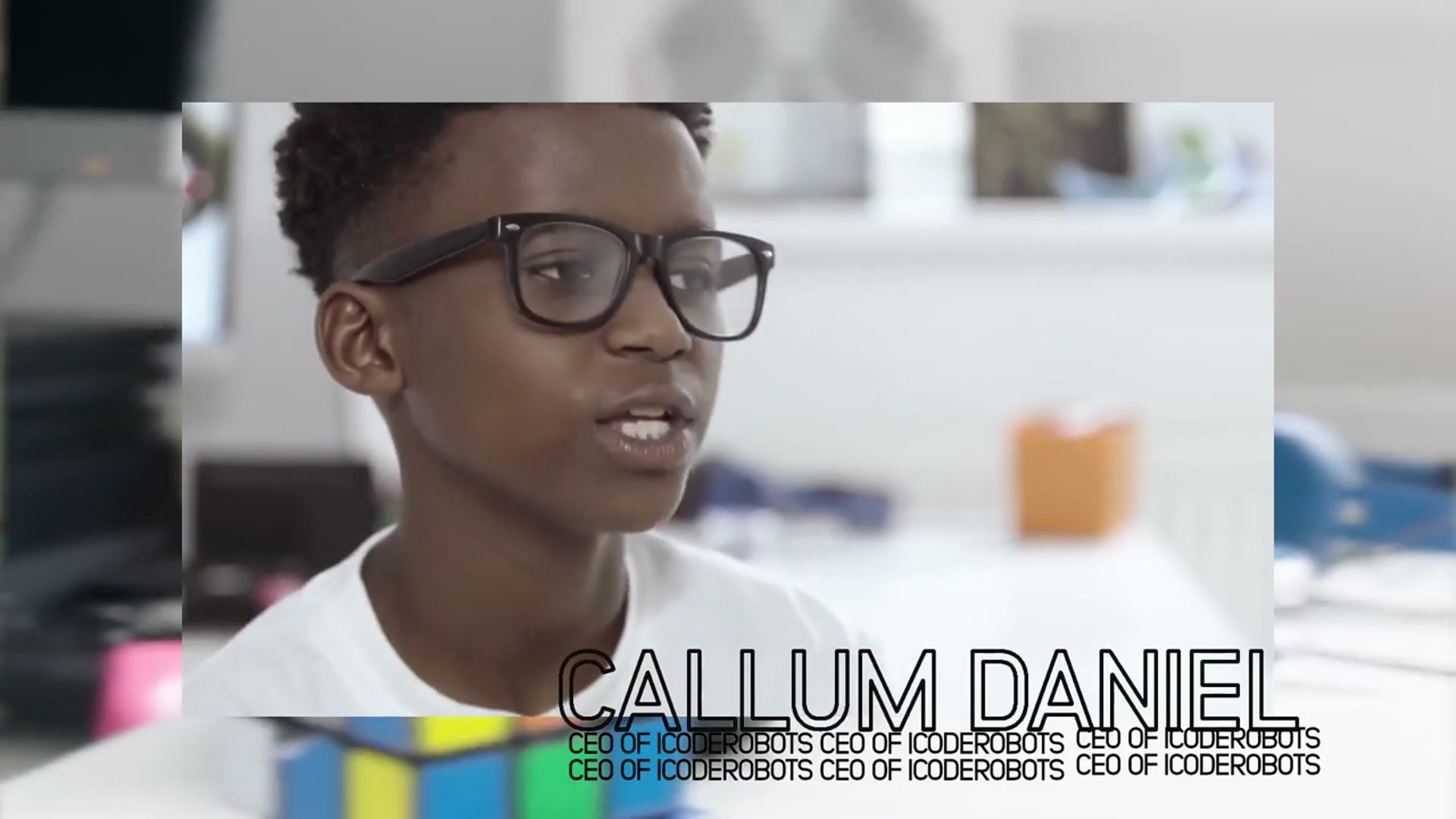 'Video thumbnail for 10-Year-Old ROBOTICS PRODIGY Is His Own Boss'