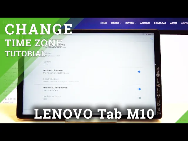 Video thumbnail for How to Set Date & Time in LENOVO Tab M10 – Change Time Zone / Clock Format