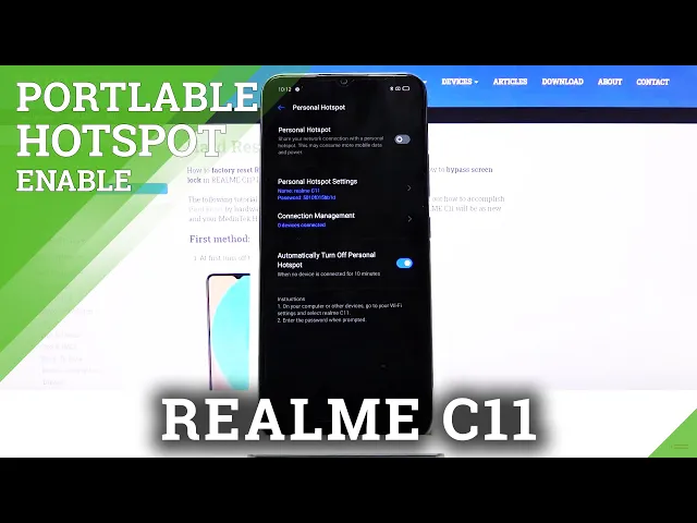 Video thumbnail for How to Activate Portable Hotspot in REALME C11 – Share Wi-Fi