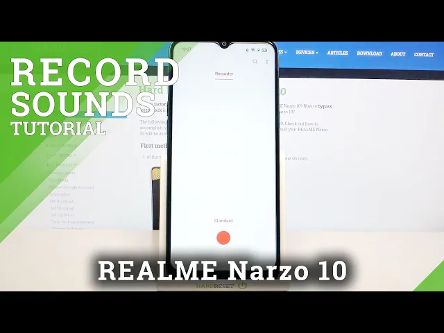 Video thumbnail for How to Record Sounds on REALME Narzo 10 – Audio Recorder