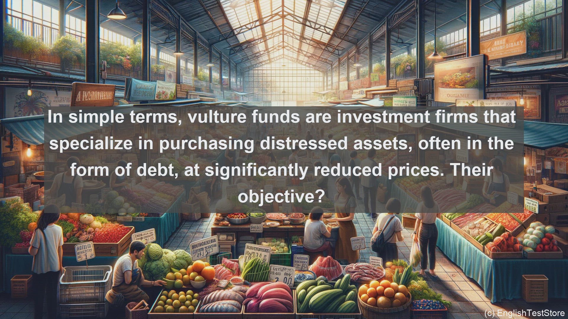 'Video thumbnail for Vulture fund in economics and finance'