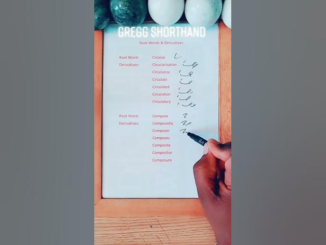 Video thumbnail for Gregg Shorthand