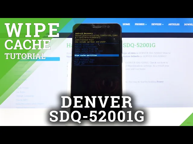 Video thumbnail for How to Wipe Cache Partition on DENVER SDQ-52001G - Remove Cache
