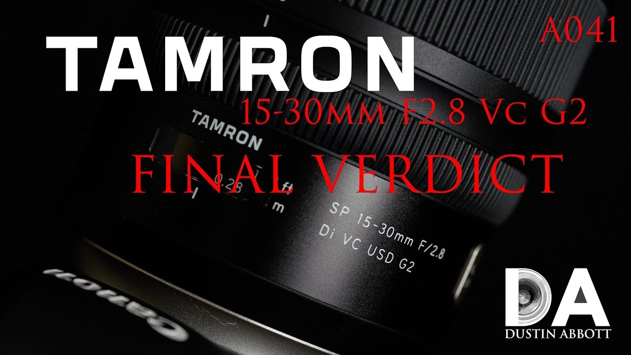 Video thumbnail for Tamron 15-30mm F2.8 G2 (A041):  Final Verdict | 4K
