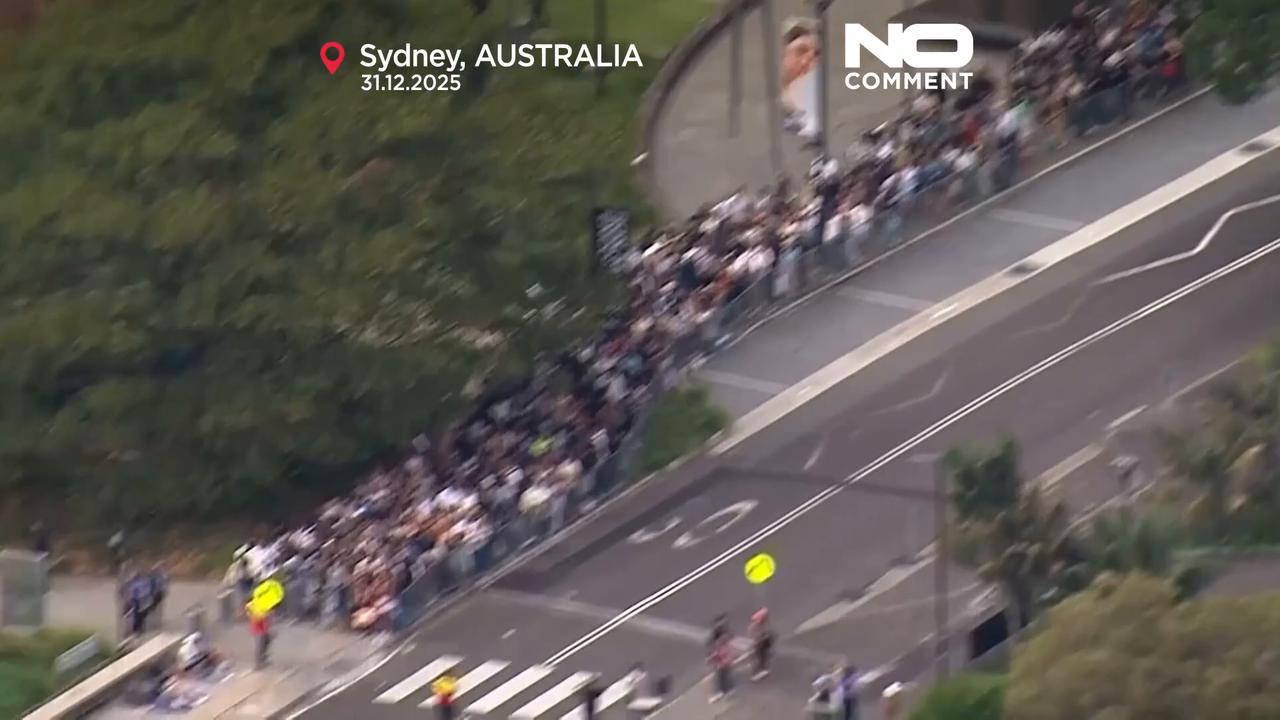 Video thumbnail for Crowds gather early at Sydney Harbour for New Year’s Eve fireworks