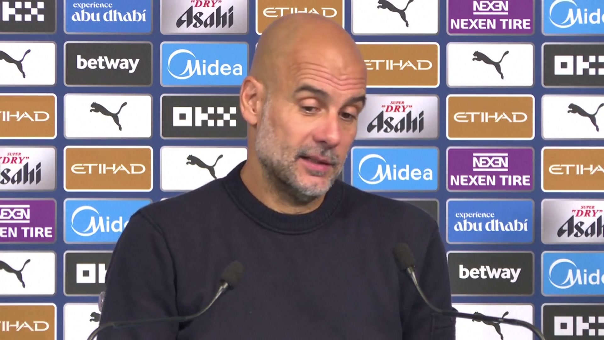 'Video thumbnail for 'A special moment' - Guardiola on City's Ricky Hatton tribute'