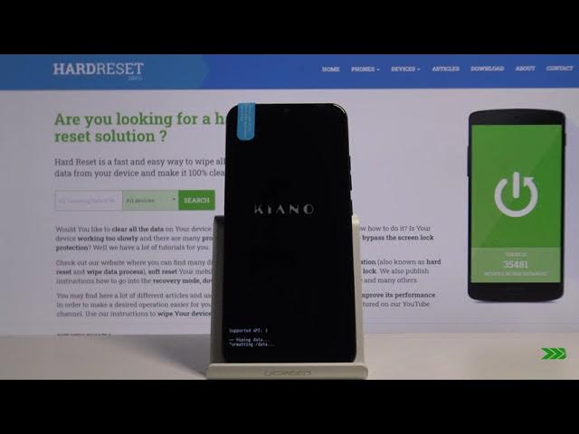 Video thumbnail for Factory Reset KIANO Elegance 6.1 Pro - How to Master Reset & Restore Gadget