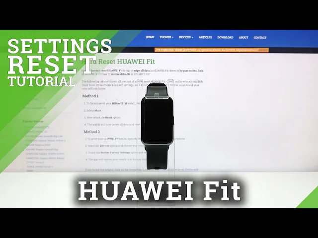 Video thumbnail for How to Hard Reset HUAWEI Fit – Wipe Data / Restore Defaults
