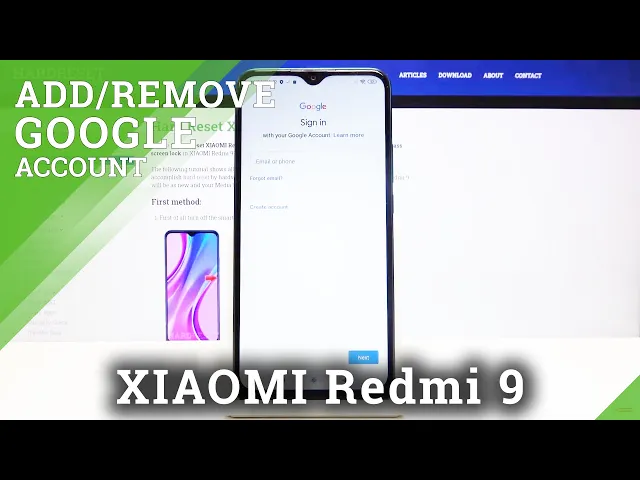 Video thumbnail for How to Add & Remove Google Account in Xiaomi Redmi 9 – Set Up Google User