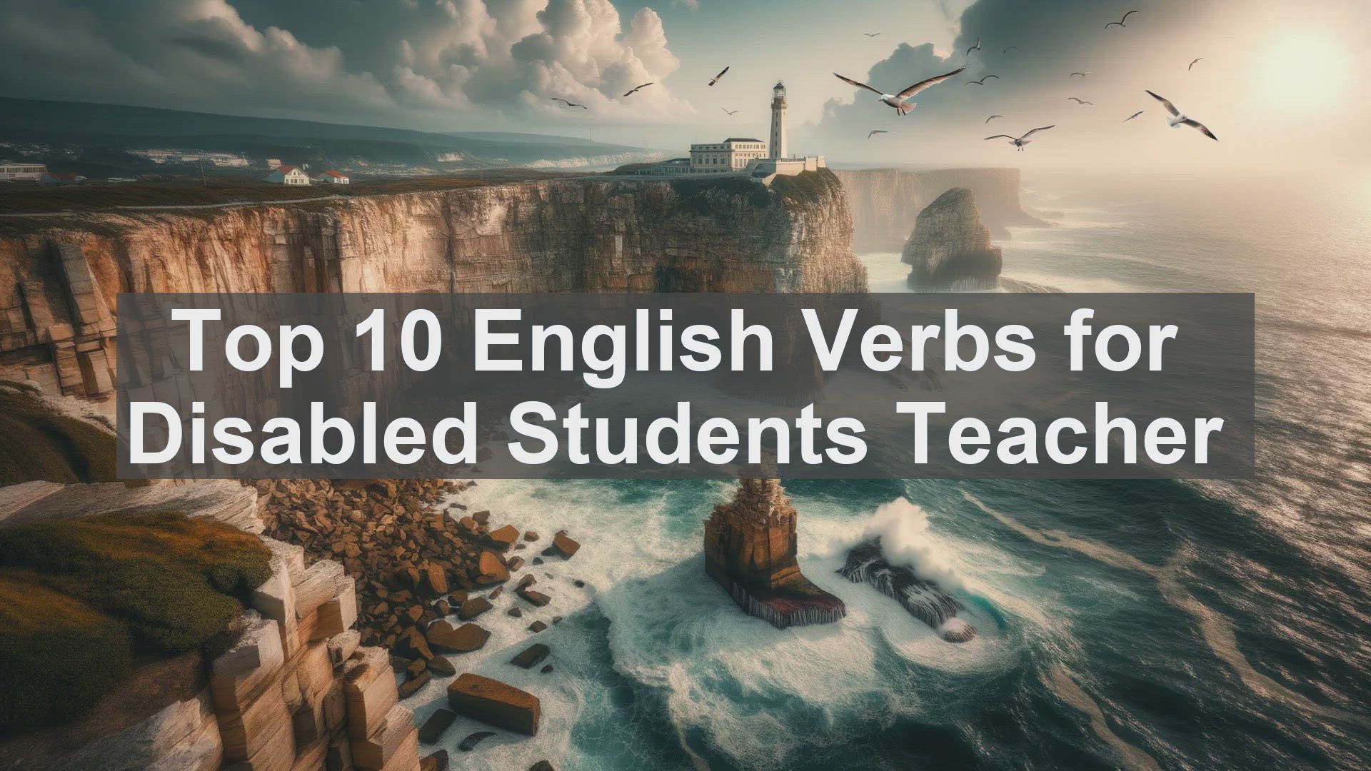 'Video thumbnail for Top 10 English Verbs for Disabled Students Teacher'