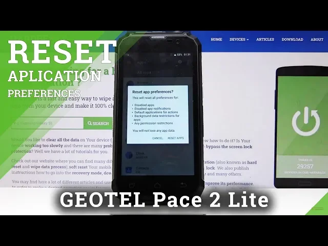 Video thumbnail for How to Restore Default App Preferences on Geotel Pace 2 Lite – Reset App Preferences