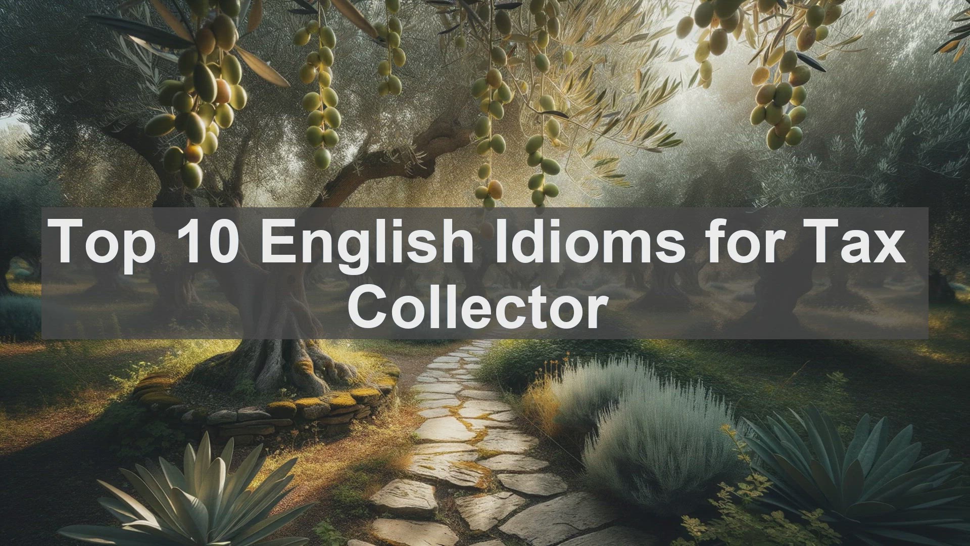 'Video thumbnail for Top 10 English Idioms for Tax Collector'