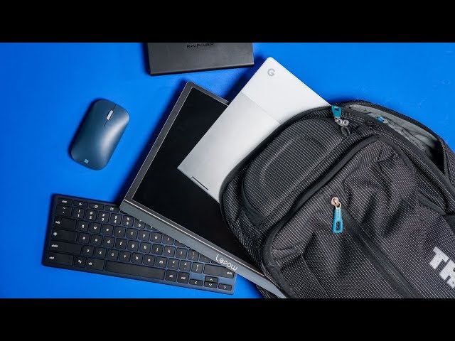 Video thumbnail for The Mobile, Multi-Monitor Desktop Setup That Fits in a Backpack