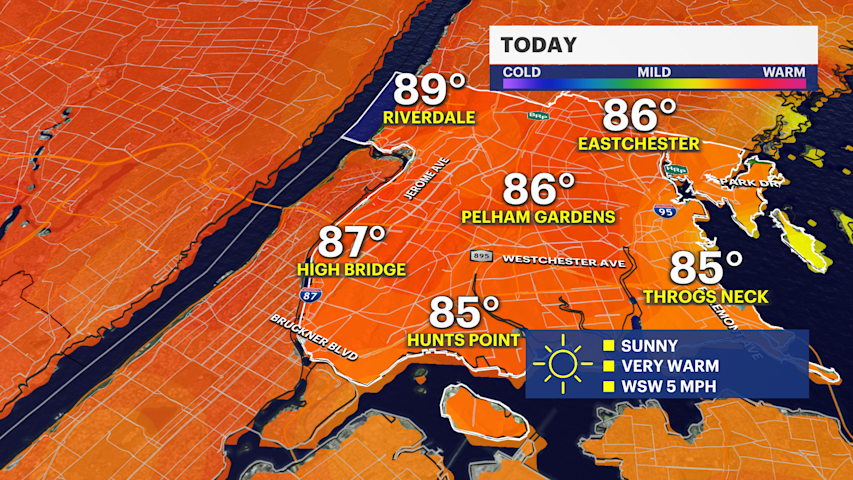 Video thumbnail for Extreme heat expected in The Bronx through Saturday