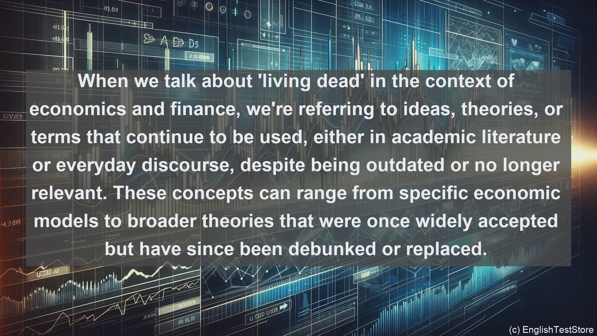'Video thumbnail for Living dead in economics and finance'