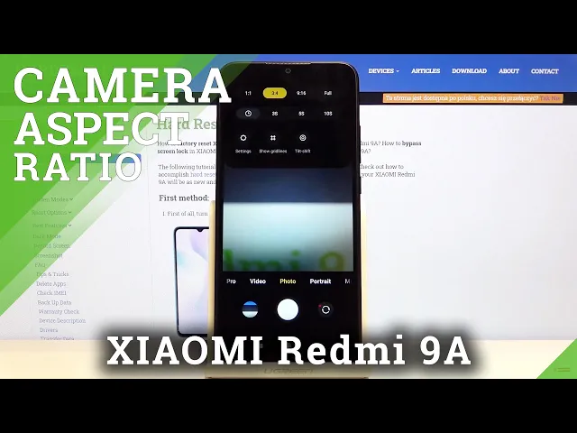 Video thumbnail for How to Change Aspect Ratio in XIAOMI Redmi 9A – Customize Camera Settings