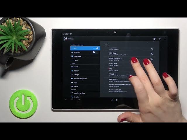 Video thumbnail for How to Connect With Network on Sony Xperia Tablet Z - Find WiFi Settings