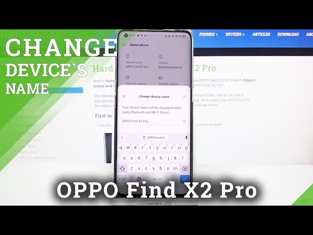 Video thumbnail for How to Change OPPO Find X2 Pro Name – Rename Device