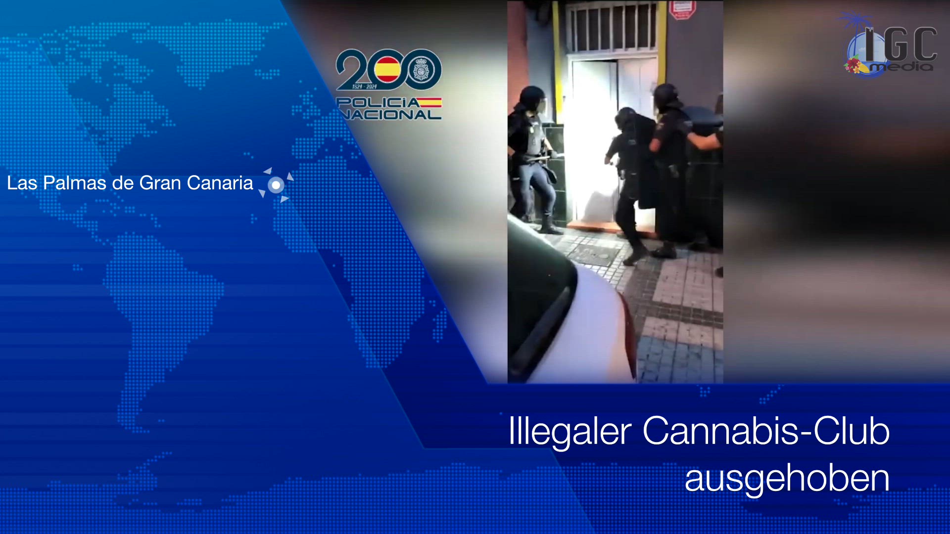 'Video thumbnail for Cannabis-Club in Las Palmas ausgehoben'