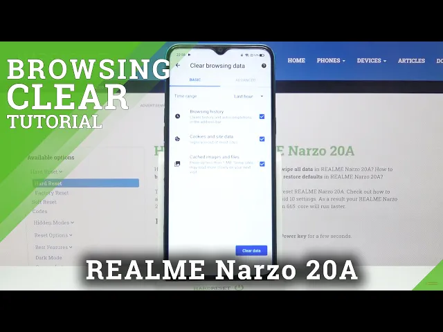Video thumbnail for How to Delete Browser Cookies Files on REALME Narzo 20A – Browser History