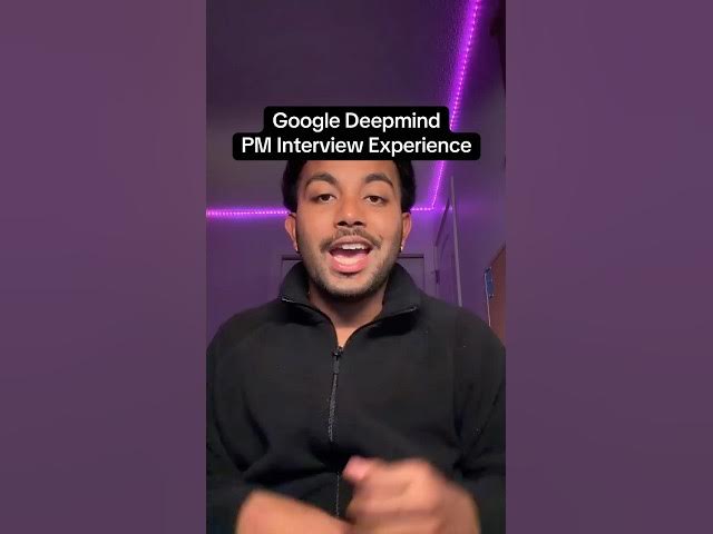 Video thumbnail for Google Deepmind Interview Experience