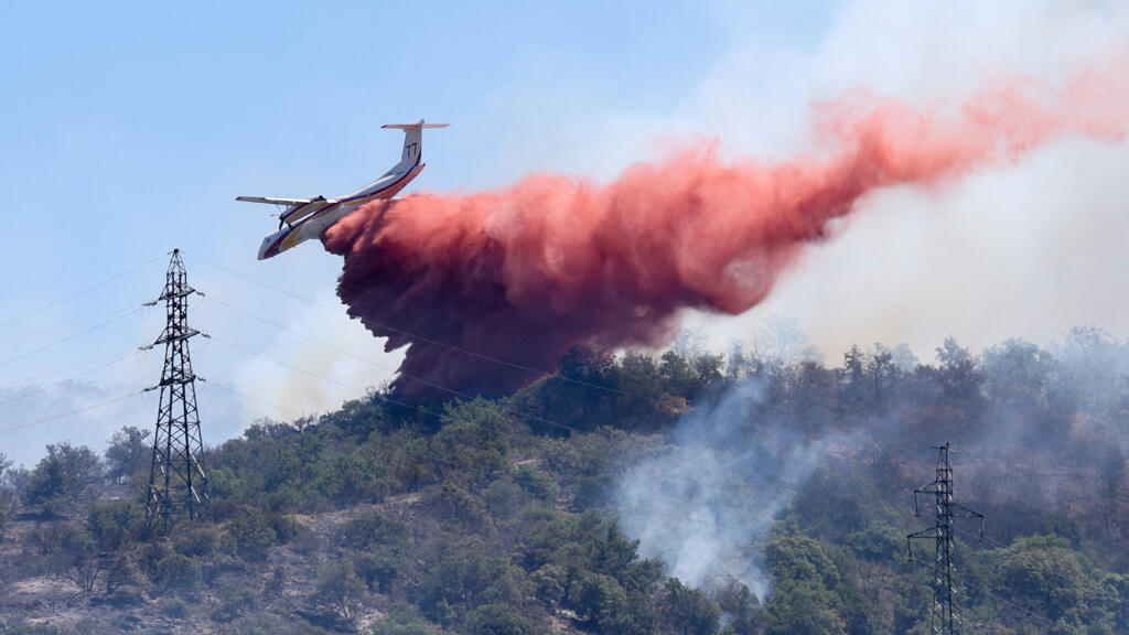 Video thumbnail for What to know about the red fire retardant being used against wildfires
