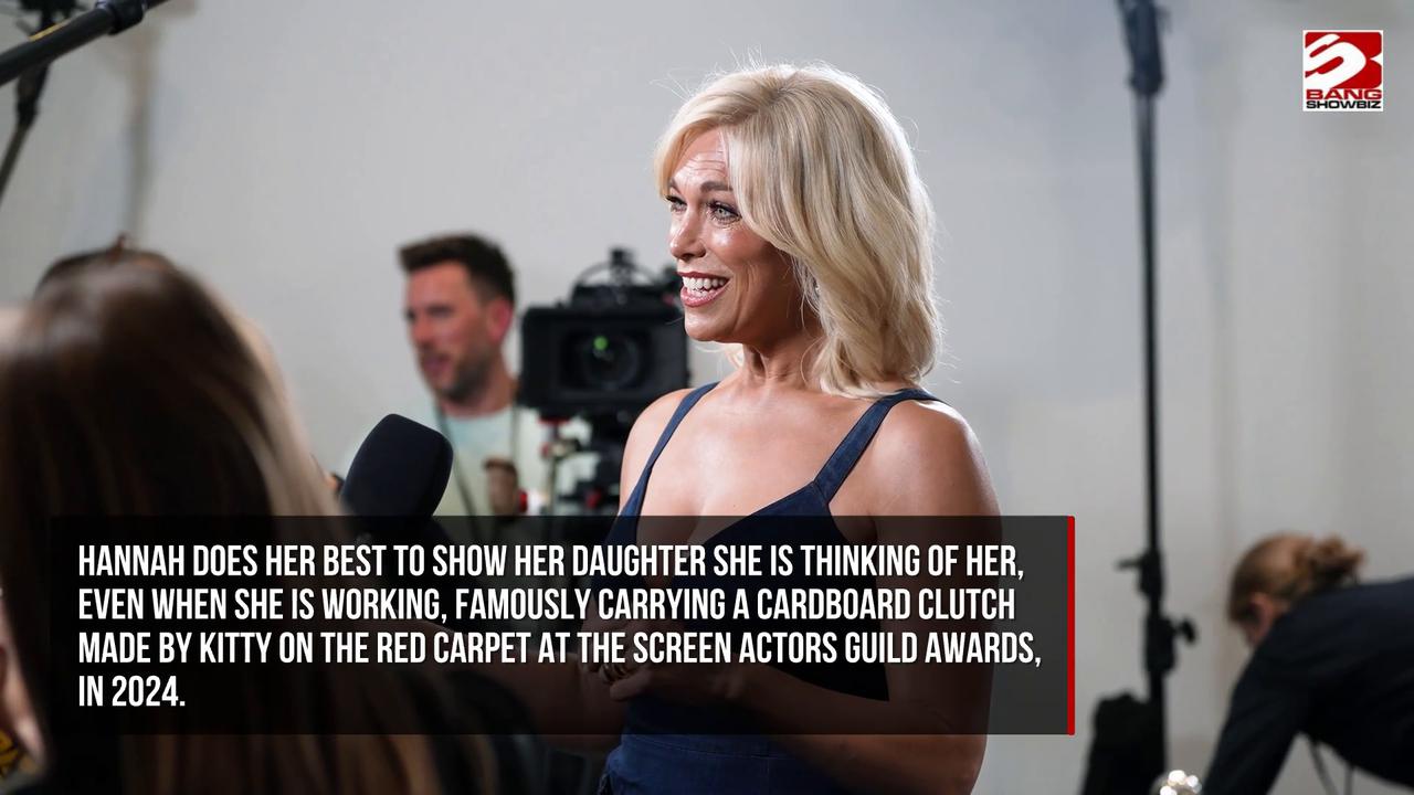 Video thumbnail for Hannah Waddingham says she suffers from 'mummy guilt'